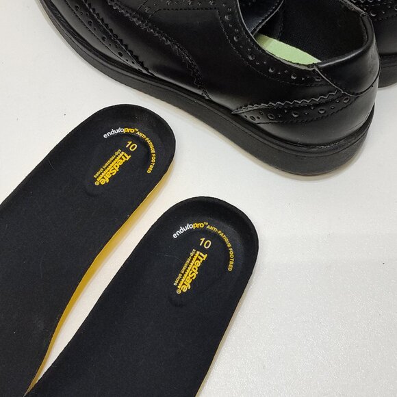 Tredsafe Roman Slip Resistant Wingtip Restaurant Approved Mark II Sole Men's 10 - Picture 9 of 10